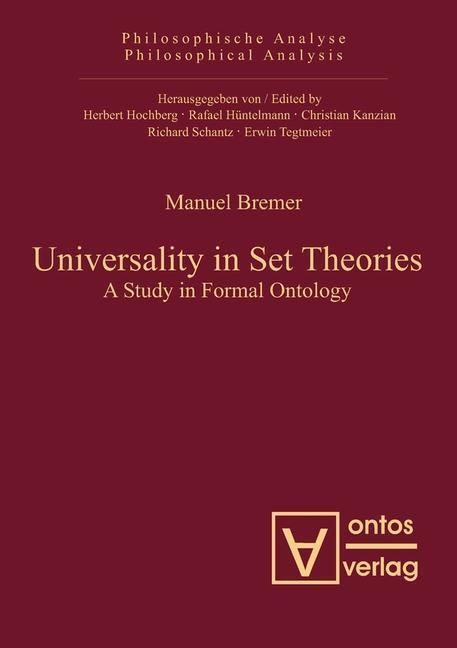 Produktbild: Universality in Set Theories