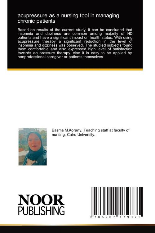 Produktbild: Acupressure as a nursing tool in managing chronic patients