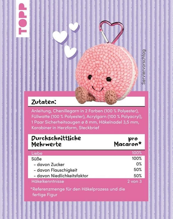 Produktbild: Amusing Lovables H&auml;kelset Fleur Macaron