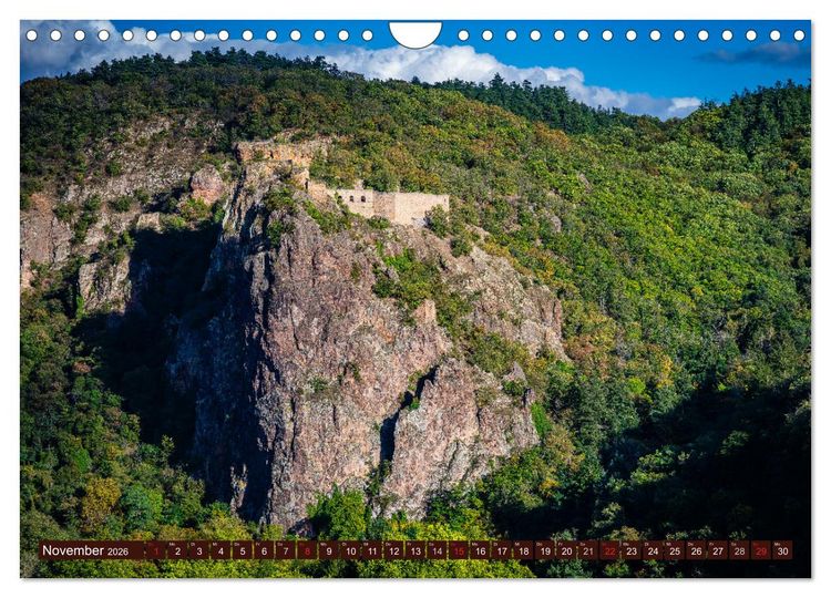 Produktbild: Burgen in Rheinland-Pfalz (Wandkalender 2026 DIN A4 quer), CALVENDO Monatskalender