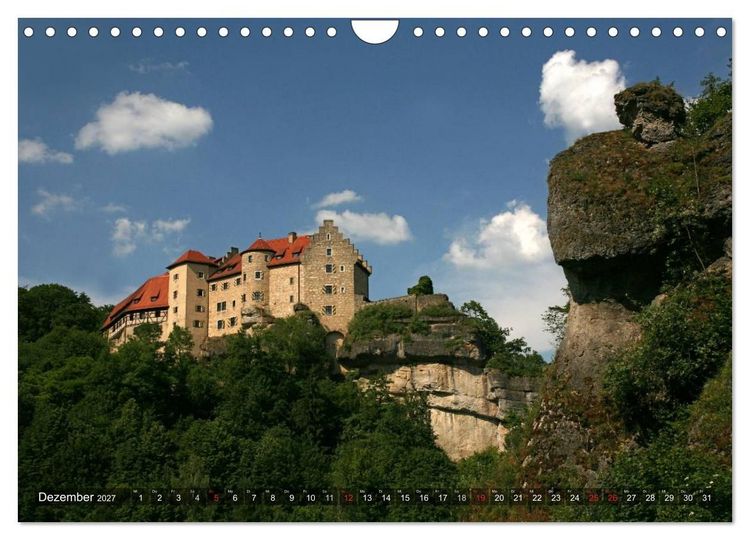Produktbild: Deutsche Burgen (Wandkalender 2027 DIN A4 quer), CALVENDO Monatskalender