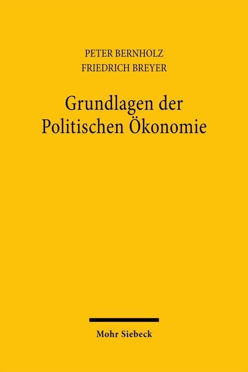 Produktbild: Grundlagen der Politischen &Ouml;konomie / Grundlagen der Politischen &Ouml;konomie
