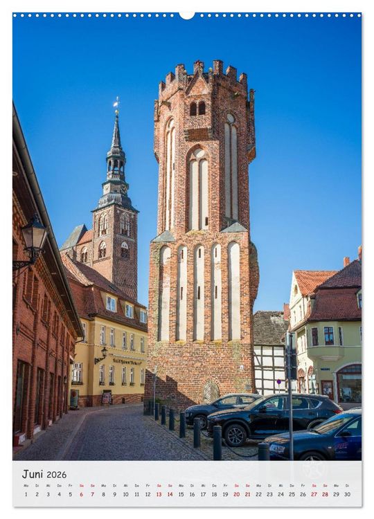 Produktbild: Tangerm&uuml;nde - Historische Altstadt an der Elbe (Wandkalender 2026 DIN A2 hoch), CALVENDO Monatskalender