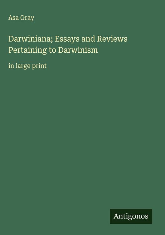 Produktbild: Darwiniana; Essays and Reviews Pertaining to Darwinism