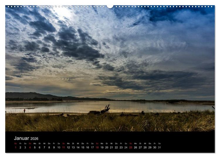 Produktbild: Die Oregon-K&uuml;ste (Wandkalender 2026 DIN A2 quer), CALVENDO Monatskalender