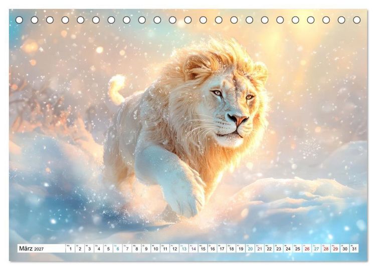Produktbild: Winterm&auml;rchen - Der fantastischen Art (Tischkalender 2027 DIN A5 quer), CALVENDO Monatskalender