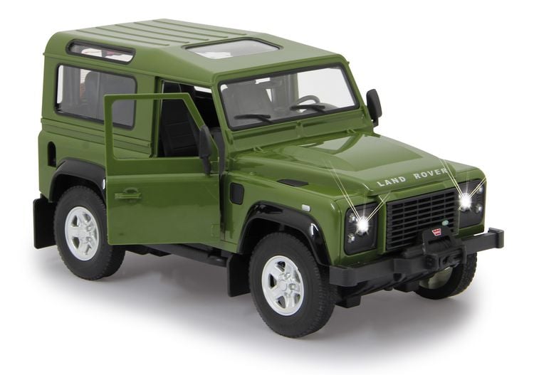Produktbild: Jamara Land Rover Defender 1:14 gr&uuml;n T&uuml;r manuell 40MHz