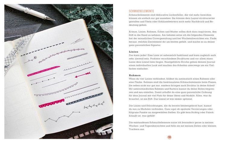 Gestalte dein Journal mit der Bullet-Methode