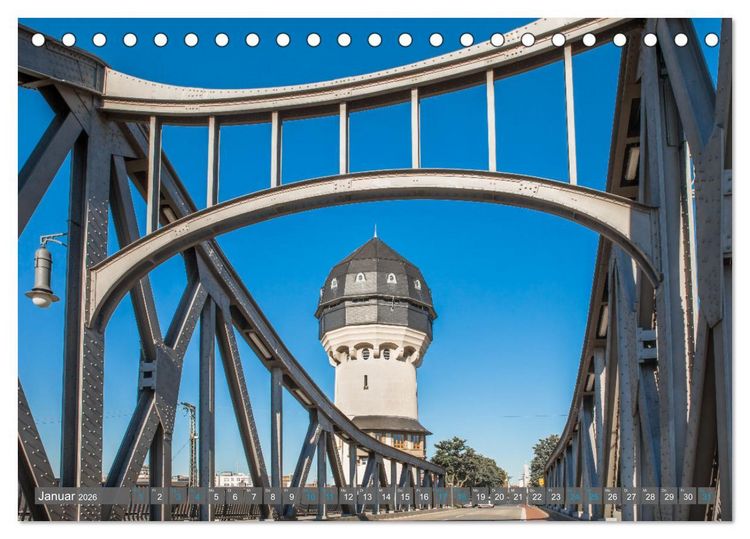 Produktbild: Darmstadt im Licht (Tischkalender 2026 DIN A5 quer), CALVENDO Monatskalender