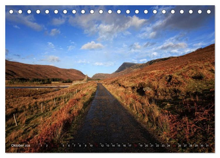 Produktbild: Reiseziel Schottland (Tischkalender 2026 DIN A5 quer), CALVENDO Monatskalender