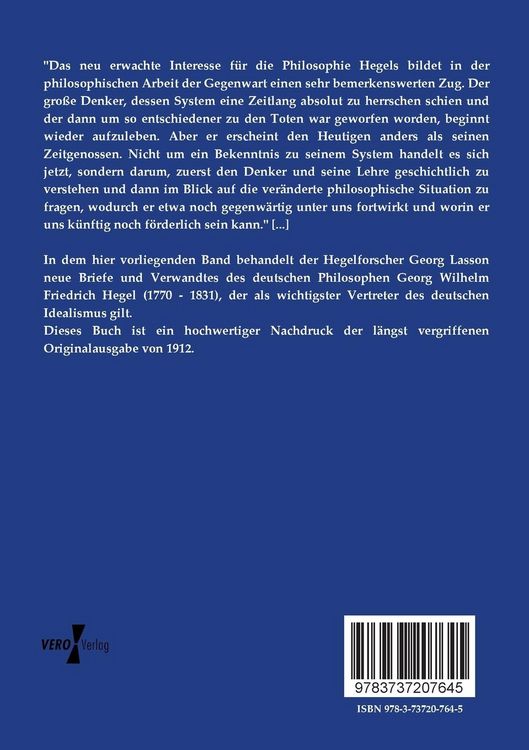 Produktbild: Neue Briefe Hegels und Verwandtes