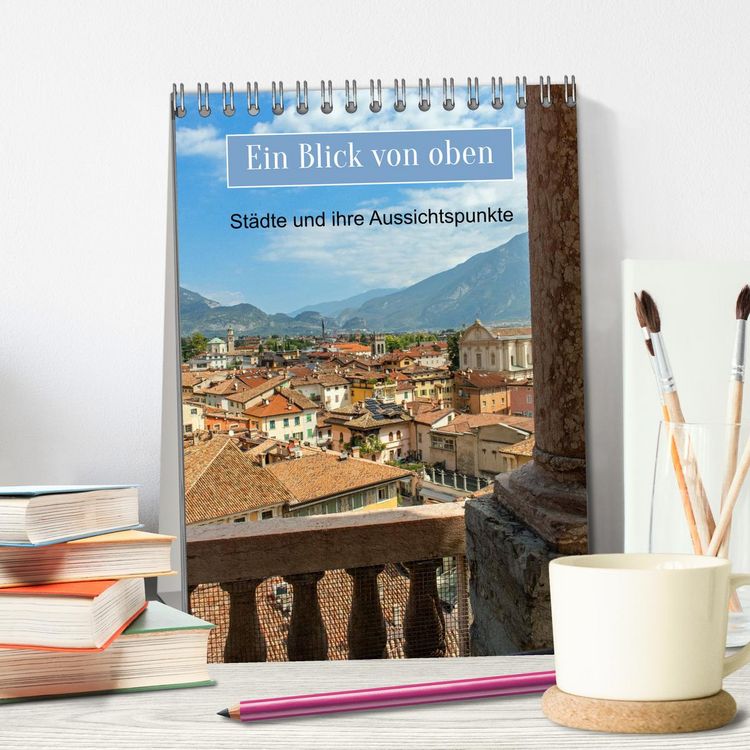 Produktbild: Ein Blick von oben (Tischkalender 2026 DIN A5 hoch), CALVENDO Monatskalender