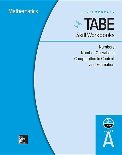 Produktbild: Tabe Skill Workbooks Level A: Numbers, Number Operations, Computation in Context, and Estimation - 10 Pack