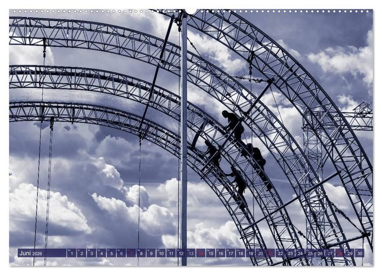 Produktbild: Abstrakte Architektur (Wandkalender 2026 DIN A2 quer), CALVENDO Monatskalender