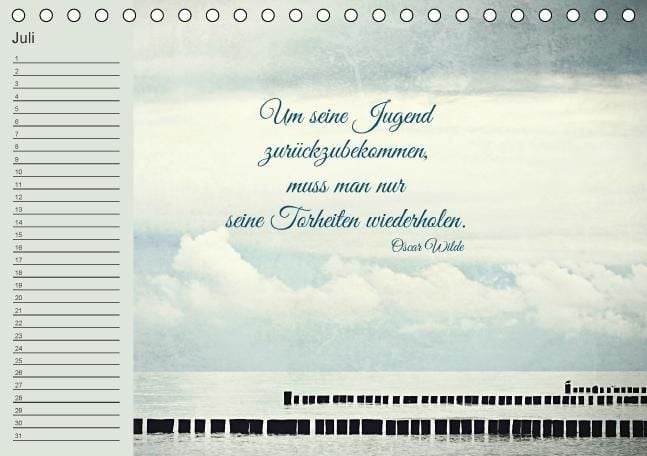 Produktbild: Spruchreifer Geburtstagskalender (Tischkalender immerw&auml;hrend DIN A5 quer)