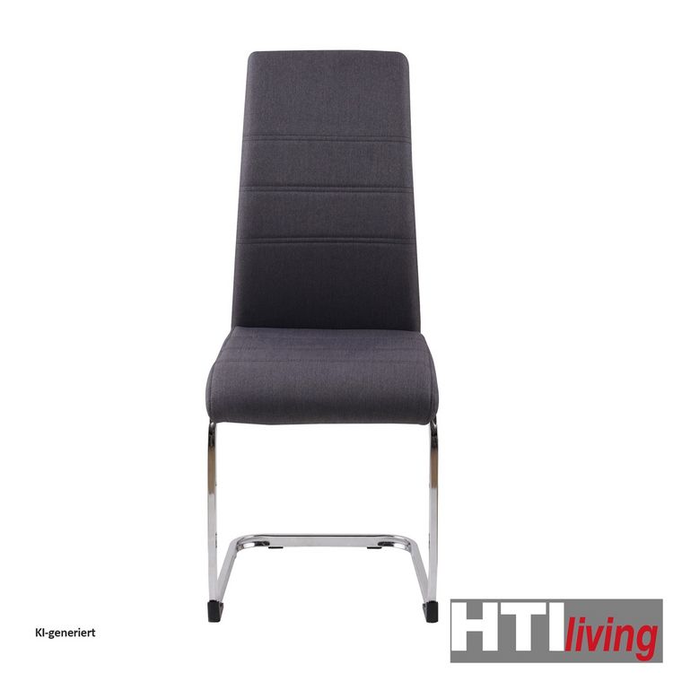 Produktbild: HTI-Living Schwingstuhl SallyC Freischwinger Esszimmerstuhl Braun