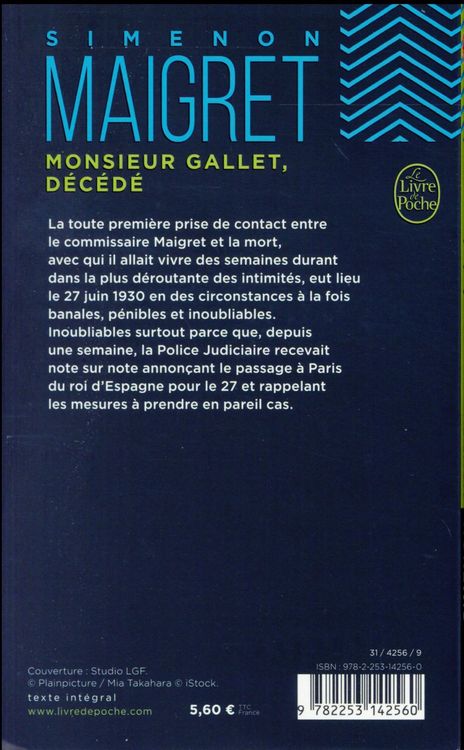 Produktbild: Monsieur Gallet décédé