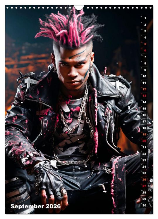 Produktbild: CYBERPUNK Urcoole Typen (Wandkalender 2026 DIN A3 hoch), CALVENDO Monatskalender