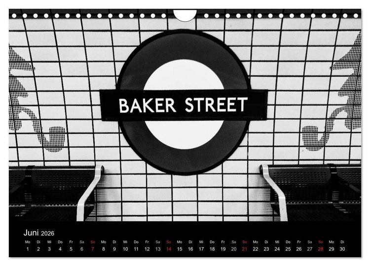 Produktbild: Unterwegs in London (Wandkalender 2026 DIN A4 quer), CALVENDO Monatskalender