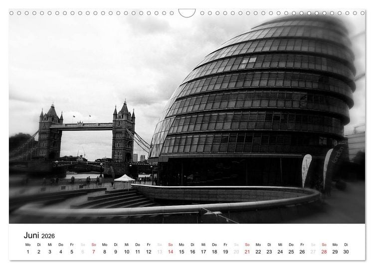 Produktbild: London (Wandkalender 2026 DIN A3 quer), CALVENDO Monatskalender