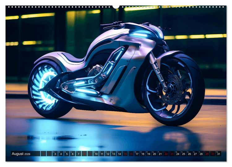 Produktbild: Dream Bikes - Motorr&auml;der aus der Zukunft (Wandkalender 2026 DIN A2 quer), CALVENDO Monatskalender