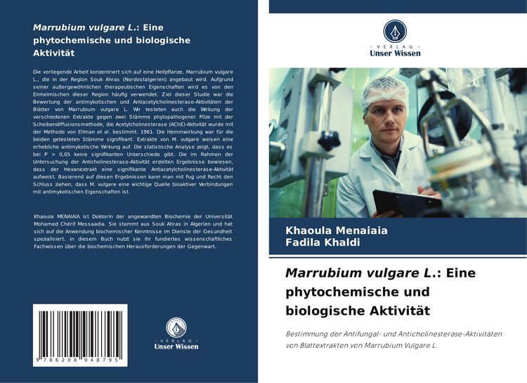 Produktbild: Marrubium vulgare L.: Eine phytochemische und biologische Aktivit&auml;t