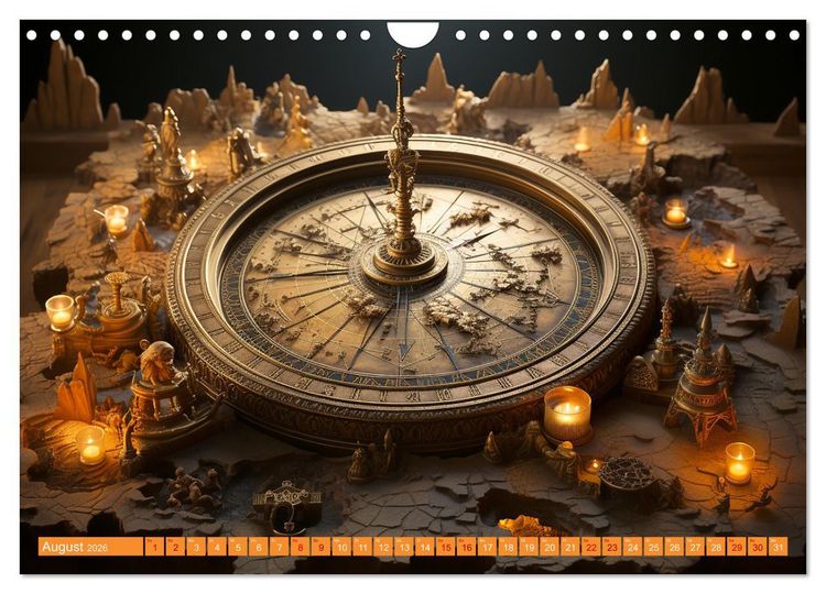 Produktbild: Antike Wegweiser (Wandkalender 2026 DIN A4 quer), CALVENDO Monatskalender