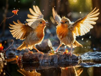 Produktbild: CALVENDO Puzzle V&ouml;gel, wer hat das sch&ouml;nste Gefieder? | 1000 Teile Lege-Gr&ouml;&szlig;e 64x48cm Foto-Puzzle f&uuml;r gl&uuml;ckliche Stunden