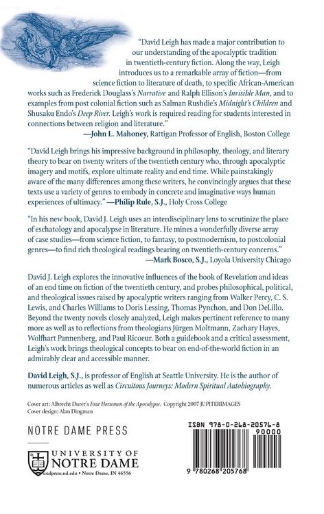 Produktbild: Apocalyptic Patterns in Twentieth-Century Fiction