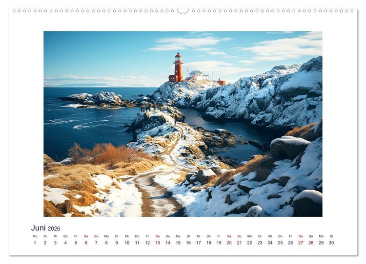Produktbild: Faszinierender Norden (hochwertiger Premium Wandkalender 2026 DIN A2 quer), Kunstdruck in Hochglanz