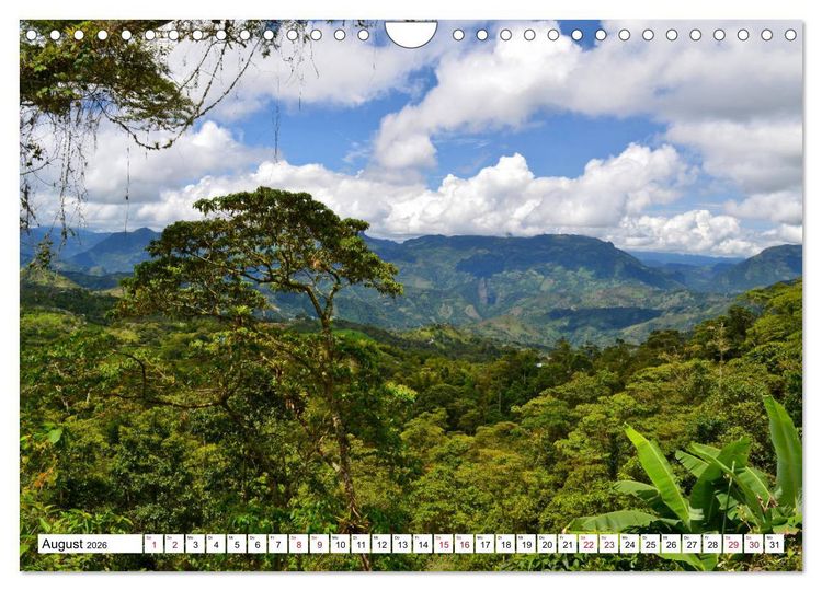 Produktbild: Naturparadies Kolumbien - Landschaften zum Tr&auml;umen (Wandkalender 2026 DIN A4 quer), CALVENDO Monatskalender