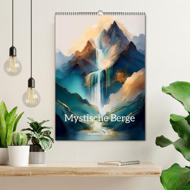 Produktbild: Mystische Berge (Wandkalender 2026 DIN A2 hoch), CALVENDO Monatskalender