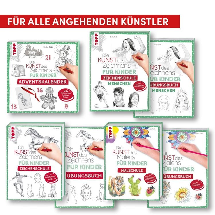Produktbild: Die Kunst des Zeichnens f&uuml;r Kinder Adventskalender