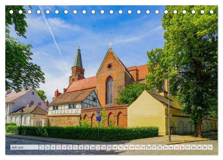 Produktbild: Brandenburg an der Havel Impressionen (Tischkalender 2026 DIN A5 quer), CALVENDO Monatskalender