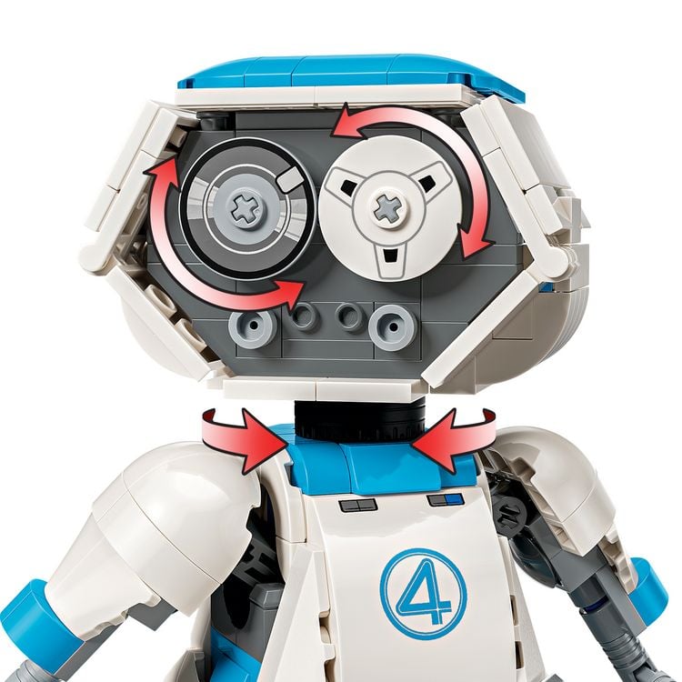 Produktbild: LEGO ǀ Marvel 76339 The Fantastic Four H.E.R.B.I.E., Bauset zum Spielen und Sammeln