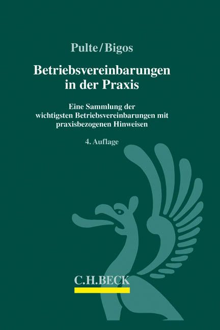 Produktbild: Pulte, P: Betriebsvereinbarungen in der Praxis