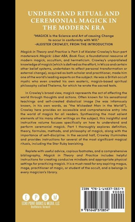 Produktbild: Magick in Theory and Practice by Crowley, Aleister (1992)