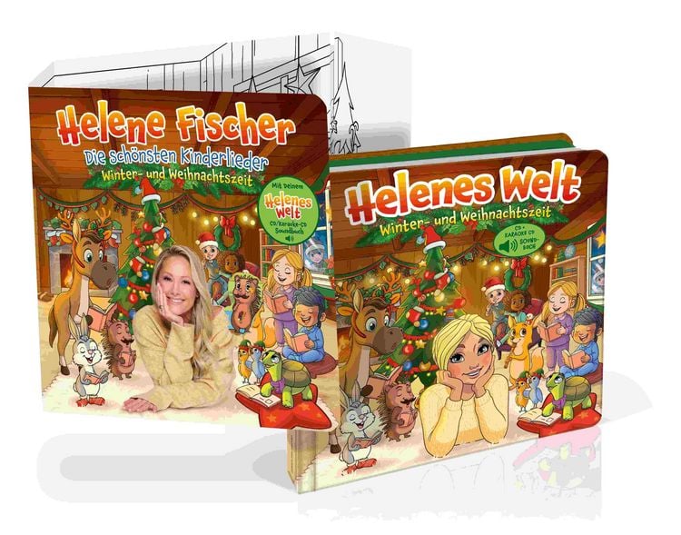 Produktbild: Die sch&ouml;nsten Kinderlieder - Winter- und Weihnachtszeit (Soundbook 2CD)