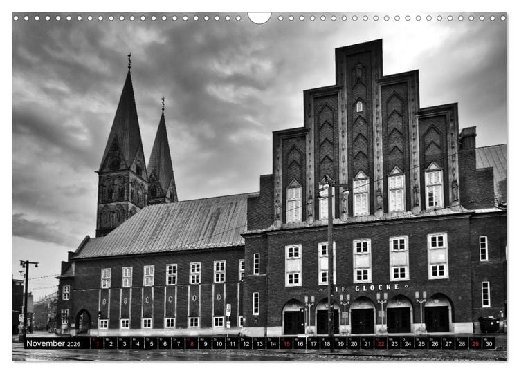Produktbild: Historisches Bremen (Wandkalender 2026 DIN A3 quer), CALVENDO Monatskalender