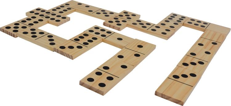 Produktbild: JUMBO-DOMINO Set im 4c Karton mit Meshbag