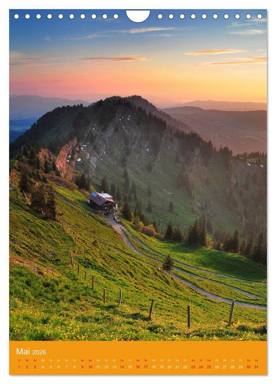 Produktbild: Das Allg&auml;u &ndash; eine Landschaft wie im M&auml;rchen (Wandkalender 2026 DIN A4 hoch), CALVENDO Monatskalender