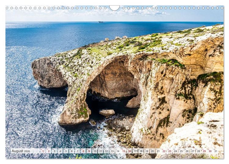 Produktbild: Malta, Comino & Gozo (Wandkalender 2026 DIN A3 quer), CALVENDO Monatskalender