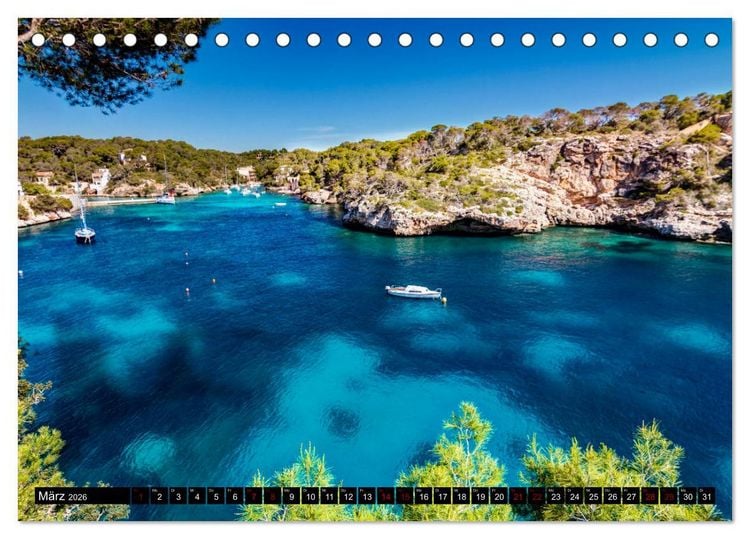 Produktbild: Mallorca - Cala Figuera Spezial (Tischkalender 2026 DIN A5 quer), CALVENDO Monatskalender