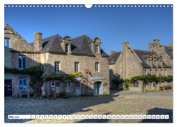 Produktbild: Locronan, ein Highlight in der Bretagne (Wandkalender 2026 DIN A3 quer), CALVENDO Monatskalender