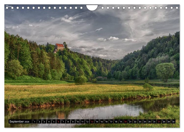 Produktbild: Unterwegs auf der fr&auml;nkischen Burgenstra&szlig;e (Wandkalender 2026 DIN A4 quer), CALVENDO Monatskalender