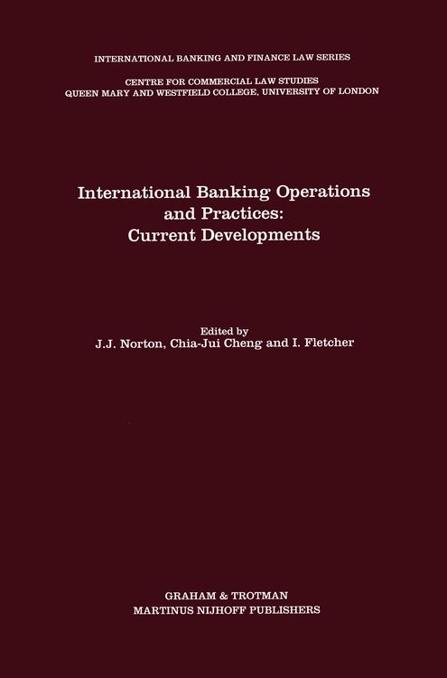 Produktbild: International Banking Operations and Practices: Current Developments