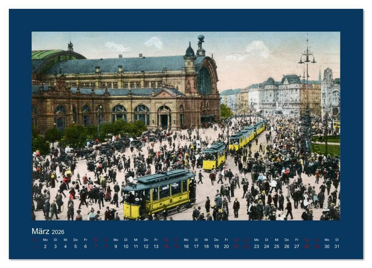 Produktbild: Historisches Frankfurt am Main von 1888 bis 1918 (Wandkalender 2026 DIN A3 quer), CALVENDO Monatskalender