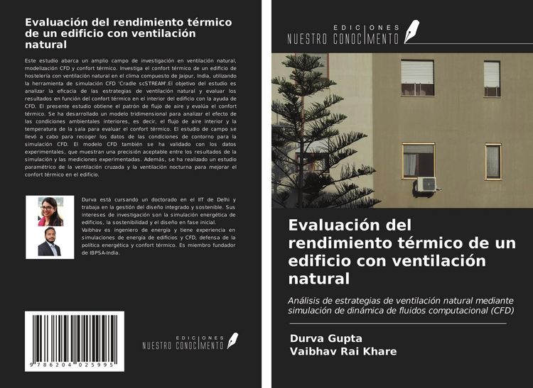 Produktbild: Evaluaci&oacute;n del rendimiento t&eacute;rmico de un edificio con ventilaci&oacute;n natural