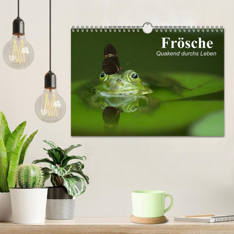 Produktbild: Fr&ouml;sche. Quakend durchs Leben (Wandkalender 2026 DIN A4 quer), CALVENDO Monatskalender