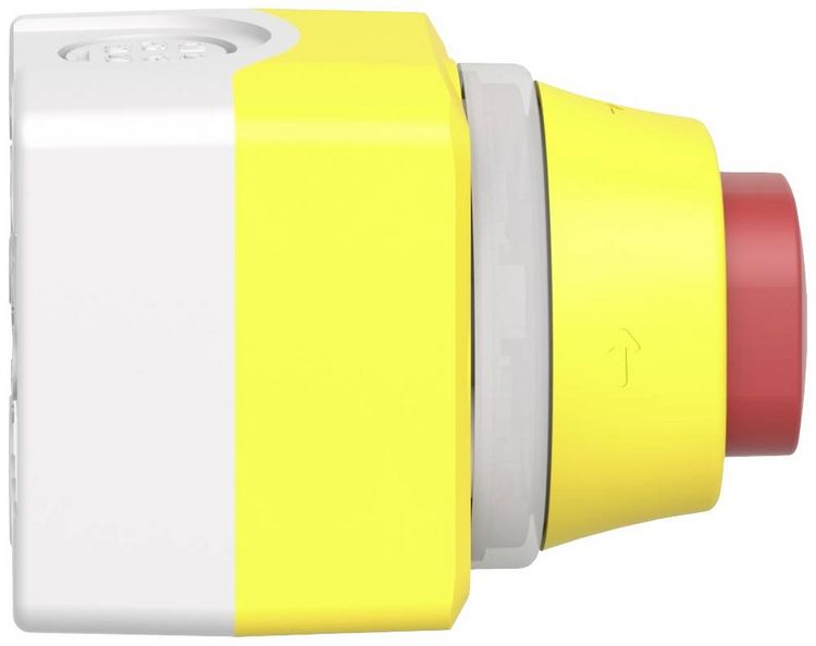 Produktbild: Schneider Electric XALK84W3BG Not-Aus/Not-Halt-Taster im Geh&auml;use, beleuchtbar 24 V 6 A 1 Schlie&szlig;er, 2 &Ouml;ffner IP66, IP67, IP69, IP69K 1 St.